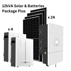 12kVA Solar & Batteries Package Plus