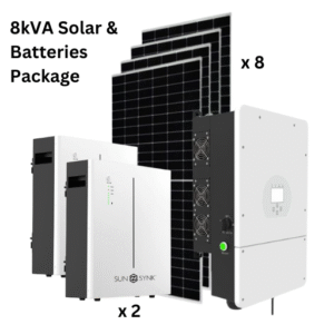 8kVA Solar & Batteries Package