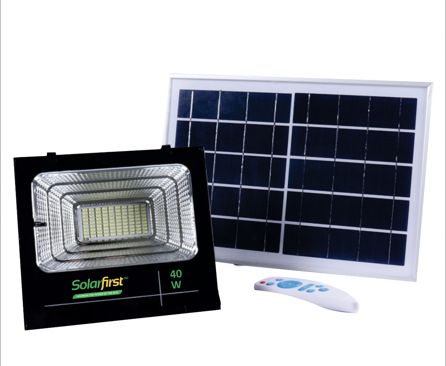 40W Solar Security Floodlight With Day/Night Sensor (Standard Premium Range) - SF003A