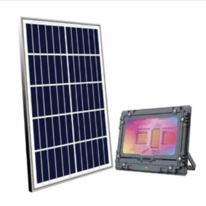 60W Multicolored Solar Flood Lights With Bluetooth Radio – SF004-RGB